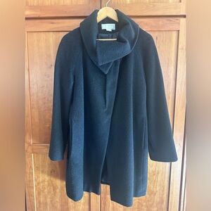Michael Kors Black Swing Coat